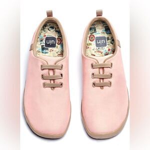 UIN Women's Slip Ons Lightweight Sneakers Casual Loafers (Crystal Rose) No Box
